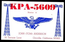 QSL QSO RADIO CARD 