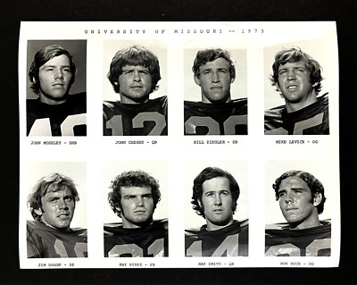 1973 Missouri Tigers Football Team John Cherry Ray Bybee Smith VTG Press Photo