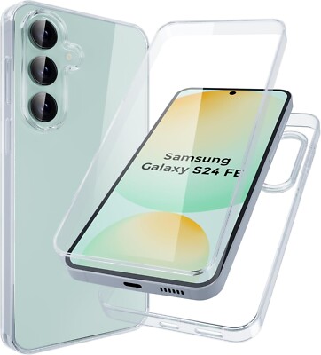 Für Samsung Galaxy S24FE Hülle Front Back Full Body 360° Stoßfest Handy Cover