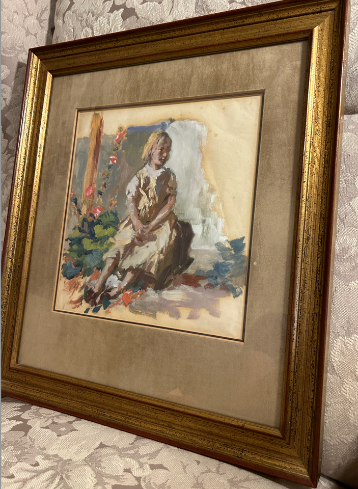 Odon Hullenkremer Framed Painting Authenticated by Santa Fe, NM Gallery