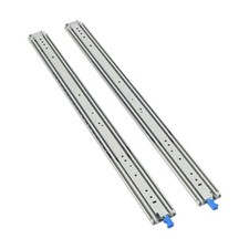 38" Locking Drawer Slides 500lb Heavy Duty Ball Bearing Full Extension With Lock