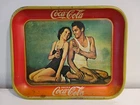 Vintage1950's Coca-Cola A Couple Metal Serving Tray