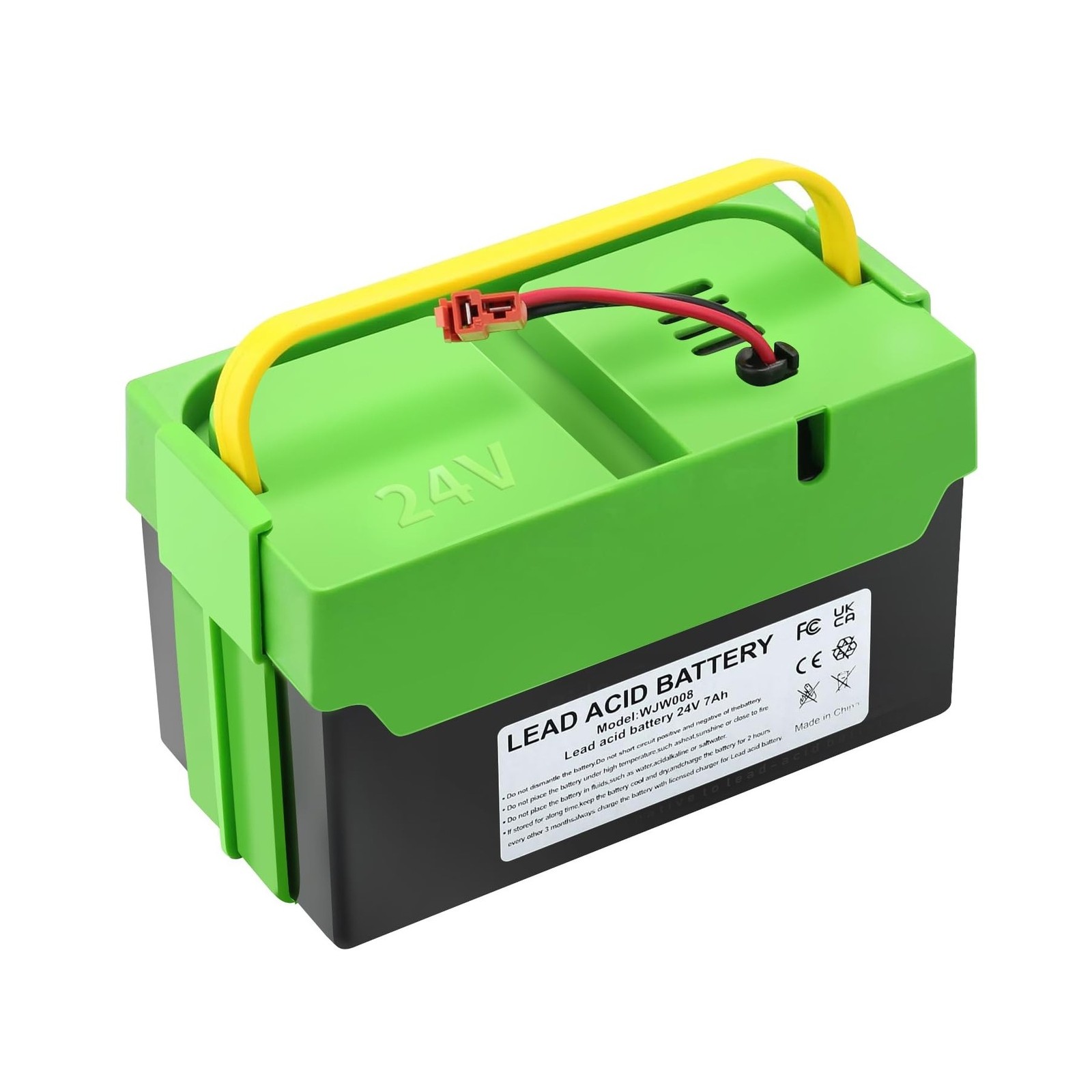 24V Battery for Ride On Toys, 24 Volt 7Ah Rechargeable Battery for Power Whee...