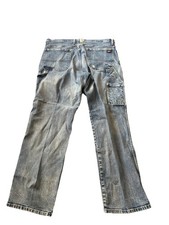 Dickies Carpenter Jeans Mens 38x32 Blue Regular Fit Workwear Denim Utility Pants