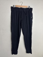 The North Face Aphrodite Jogger Pants Womens L Black Stretch Taper Hiking Nylon