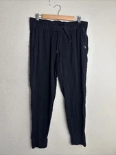 The North Face Aphrodite Jogger Pants Womens L Black Stretch Taper Hiking Nylon