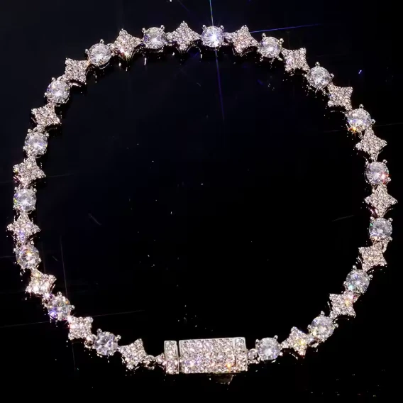 moissanite tennis bracelet