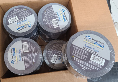 Georgia-Pacific 8pc ForceField Seam Tape 3'' x 180' Weather Barrier Tape 1365980