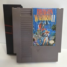 Dragon Warrior II Nintendo NES +Dustcover Tested Authentic CLEAN