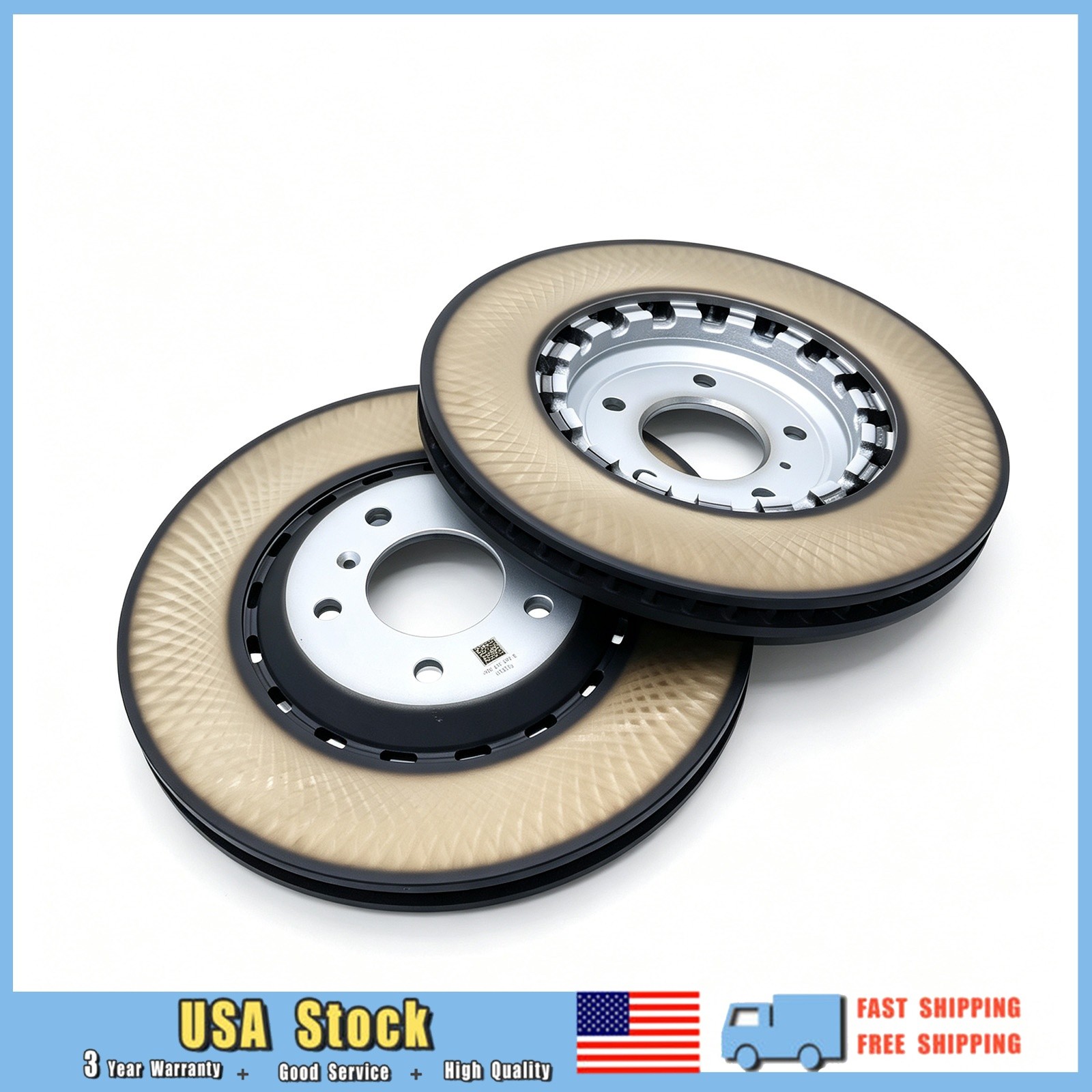 Bentley Bentayga Speed 2016-2025 Rear Left, right Brake discs Pair