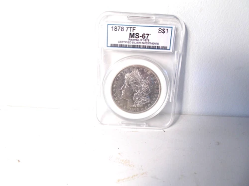 1878 7TF  $1 Morgan Silver Dollar - Graded