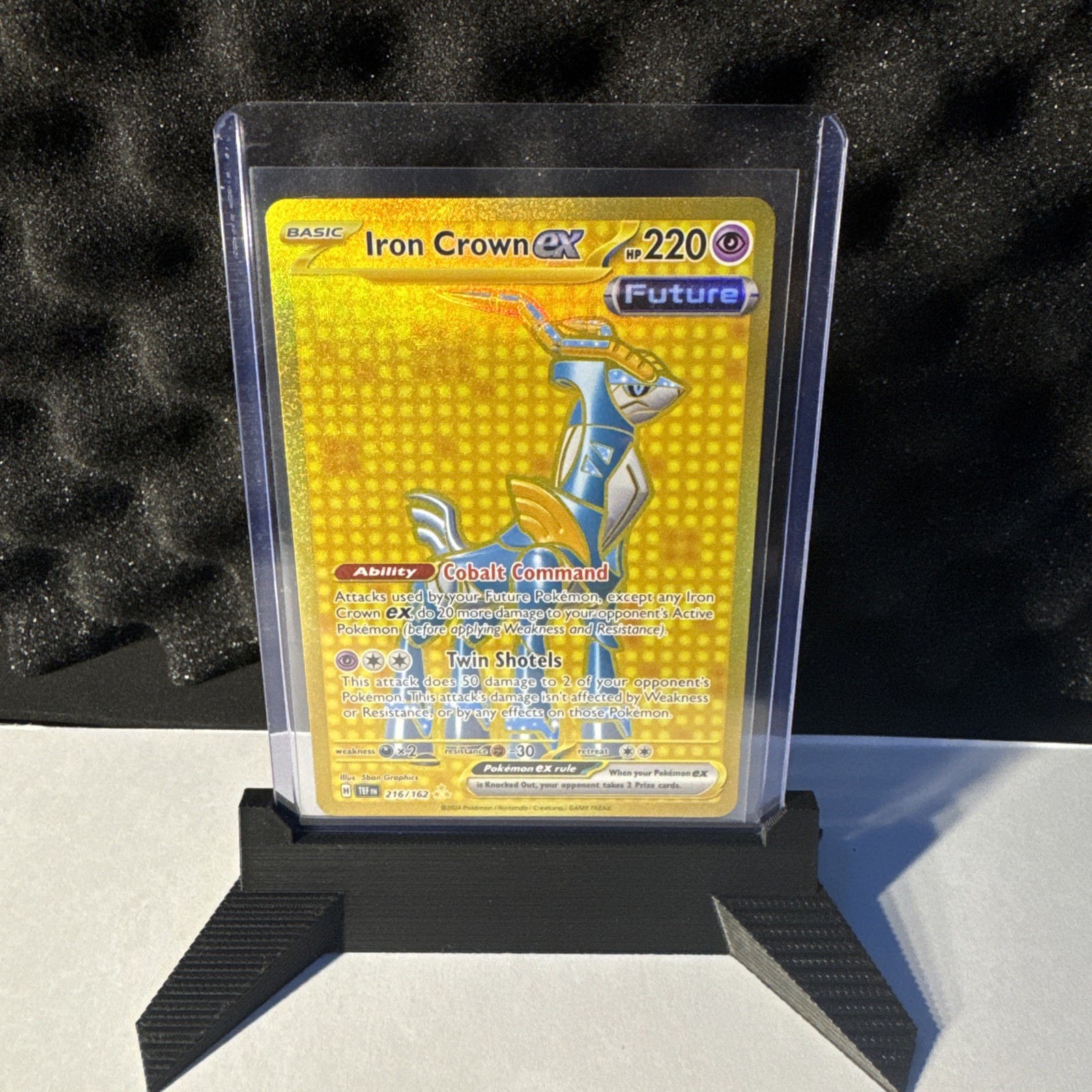 Iron Crown ex - 216/162 - Secret Rare - Temporal Forces - Pokemon Card - NM/M