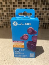 JLab Go Pop Active Noise Cancelling Bluetooth Earbuds , 24 Hr Playtime FREE S H