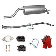 Auspuff Schalldämpfer  Rohr ESD+ KIT für Fiat Grande Evo Punto 199