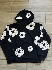 AUTHENTIC BRAND NEW WITH TAGS  Denim Tears Black Hoodie Size Small