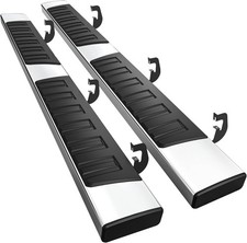 Running Boards For 2007-18 Chevy Silveradosierra 1500 Double Cab 6 Side Steps
