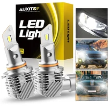 AUXITO 9005 LED Headlight High Beam Bulbs 100W White Bright 30000LM No Error EOU