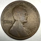 1916 D Lincoln Wheat Cent Penny VG Very Good 1c One Cent US Coin- 3742
