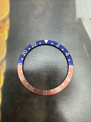 Genuine Rolex GMT Master Pepsi Red Blue Bezel Insert 16700 16710 16760