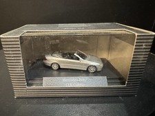 Busch Mercedes CLK, Cabrio, silber - dealer model,  PC 1348 - 1:87