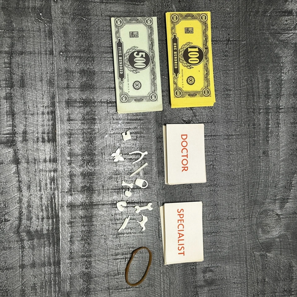 Vintage 1965 Milton Bradley Operation Skill Game Complete Set Works - Image 4 of 4