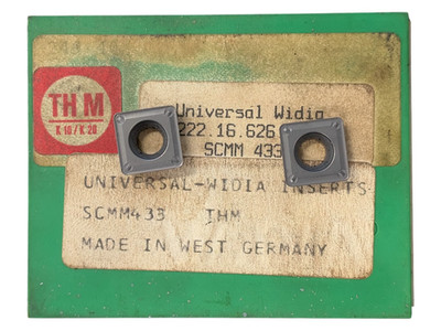 (9 Pcs) Widia SCMM 433 GRADE: THM Carbide Inserts