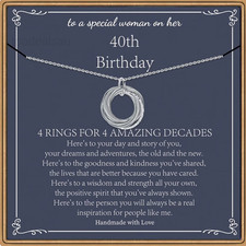 40th Birthday Gifts for Women, 4 18 inches, Gift