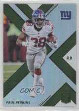2017 Donruss Elite Green Paul Perkins #72 g6p