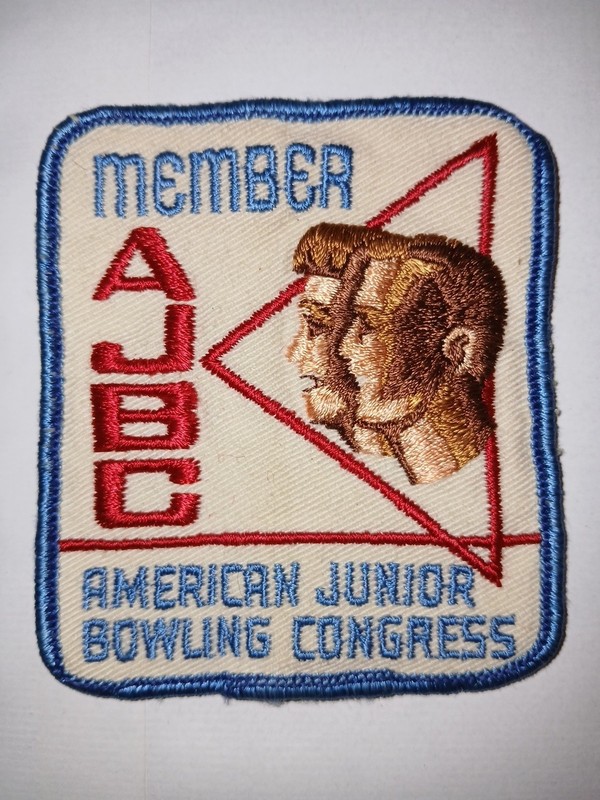 Vintage AJBC American Junior Bowling Congress Member Patch