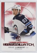 2024-25 SP Authentic Future Watch Limited Red Brad Lambert #151 1o4m