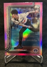 MIYAVI-2025 Topps Celebration Series 1 MIYAVI 1st Pitch Dodger Stadium/Pink Foil