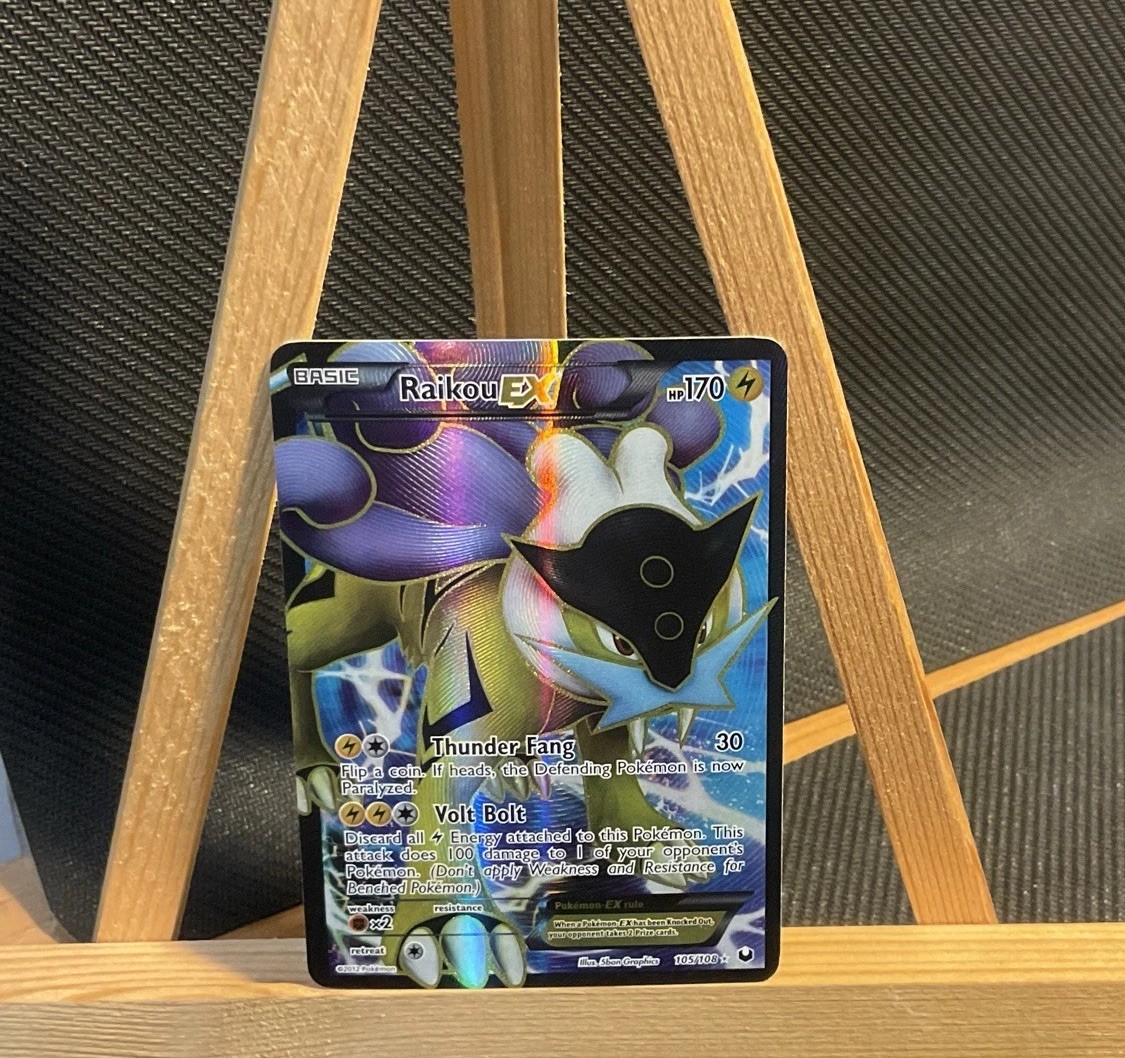 Pokémon TCG Dark Explorers 2012 Raikou EX 105/108  NM