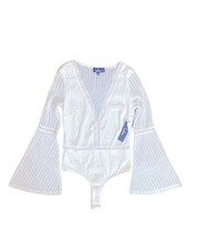 Lulu s White Lace Bodysuit
