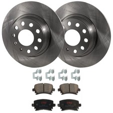 KIT-062924-110 TRW Juego de 2 ruedas discos de freno y kits de pastillas traseras para VW Sedán Tiguan