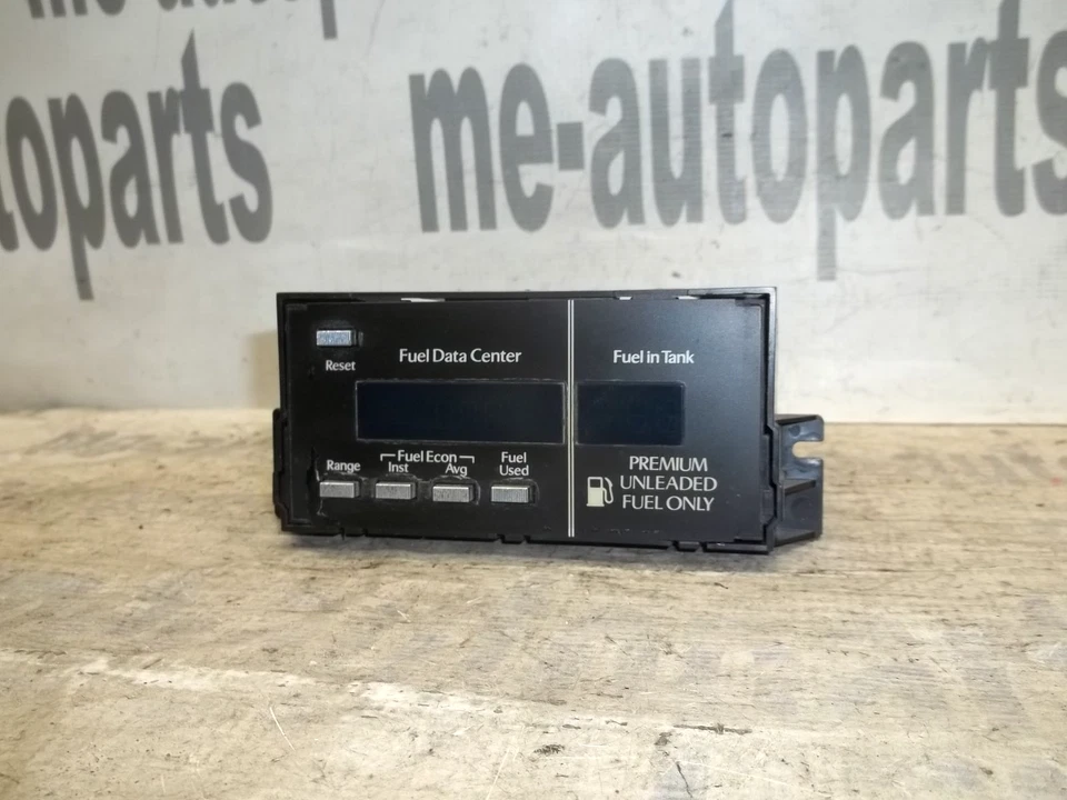 Cadillac Deville Fleetwood 60 90-93 tracción delantera especial pantalla de economía de datos de combustible OEM Foto 3 de 4