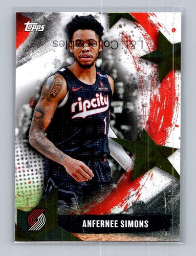 2025-26 Topps #SA-22 Anfernee Simons Stars of the NBA Rainbow Foilboard