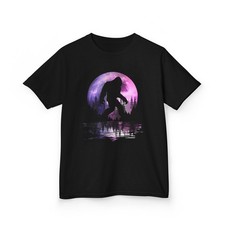 Bigfoot Moon Shirt, Forest Sasquatch Lovers Bigfoot Believers Youth T-Shirt