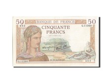[#208796] Banknote, France, 50 Francs, 50 F 1934-1940   Cérès  , 1932, 1939-10-1