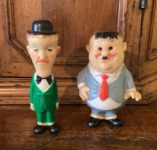 Pupazzi In Gomma Stanlio E Ollio Ledra 18 Cm