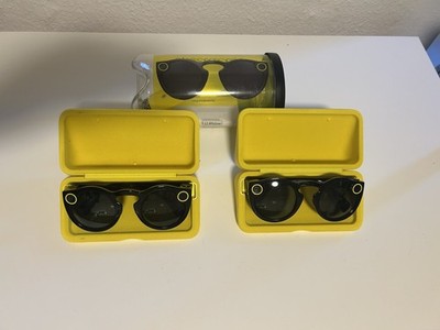 Snapchat Spectacles 1. Generation, AR-Brille Schwarz, Inkl. Etui und Kabel