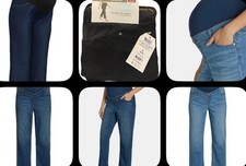 TIME  TRU Maternity Jeans Or Jeggings Size S-XXL With Comfort Belly Band, New 