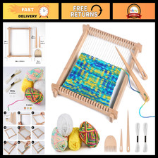 Kids Weaving Loom Kit - Knitting Crafts for Ages 8-12, Beginner Friendly
