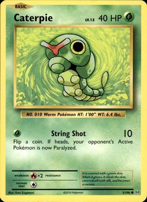 Caterpie 3/108 - Pokemon XY - Evolutions - LP