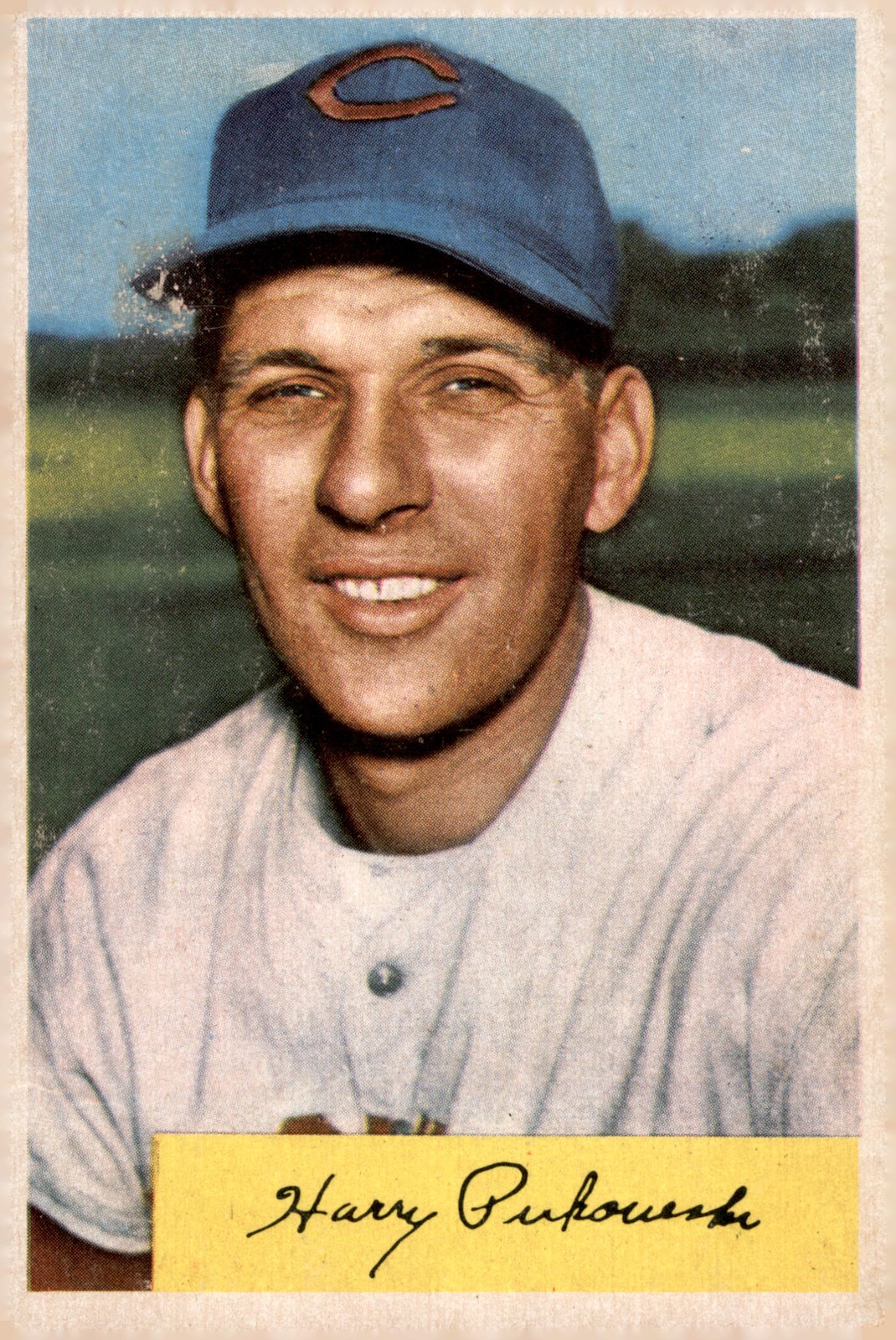 1954 Bowman #44 Harry Perkowski - sfc