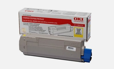 Oki 43865721 Toner yellow