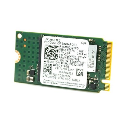 Lot of 10: 512GB M.2 PCIE NVME 2242 SSD Major Brands | Very Good