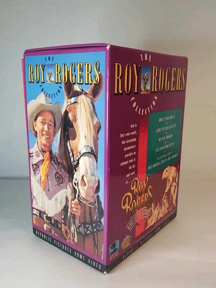 Vintage 1992 Roy Rogers Collection Box Set of 5 VHS Tapes, Sealed - Image 3 of 4