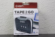 ION Tape 2 Go Black Mini-USB Audio Cassette to MP3 Converter