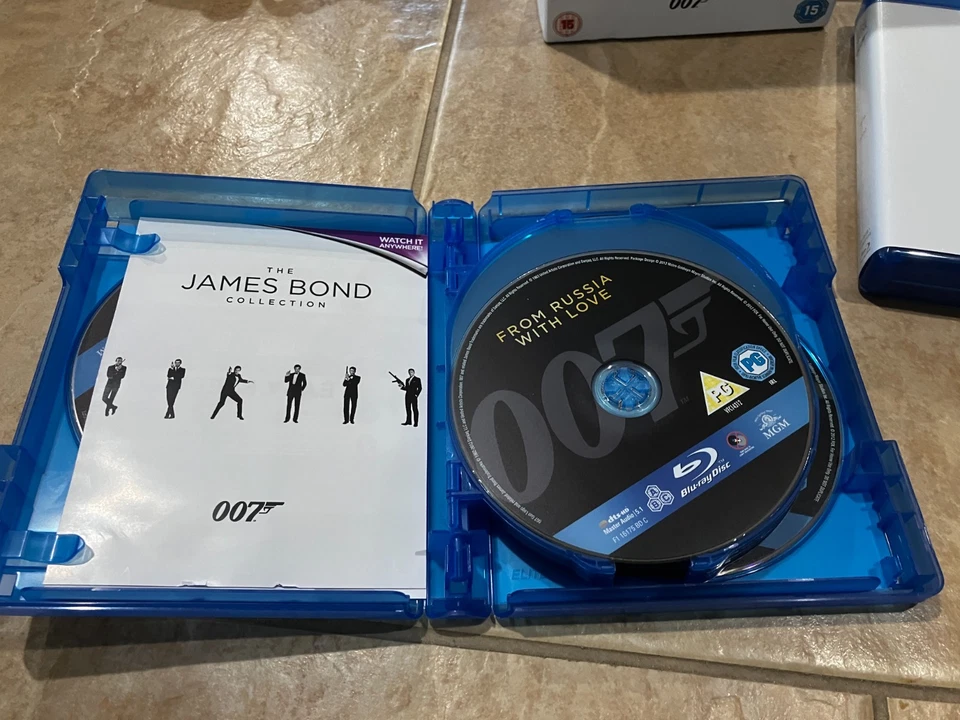 The James Bond Collection Blu-ray DVD Box Set 1962-2015 23 Films Like New - Image 4 of 4