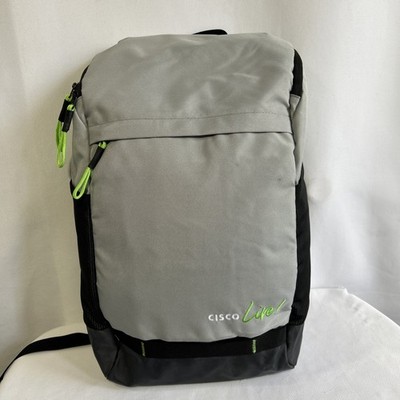 Cisco Live Backpack Gray Black Laptop Travel